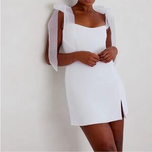 Park & Fifth Leighton White Mini Dress